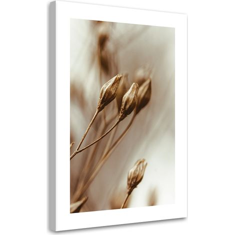 Tableau sur toile Feuilles de fleurs fanées 60x90 (1/5)