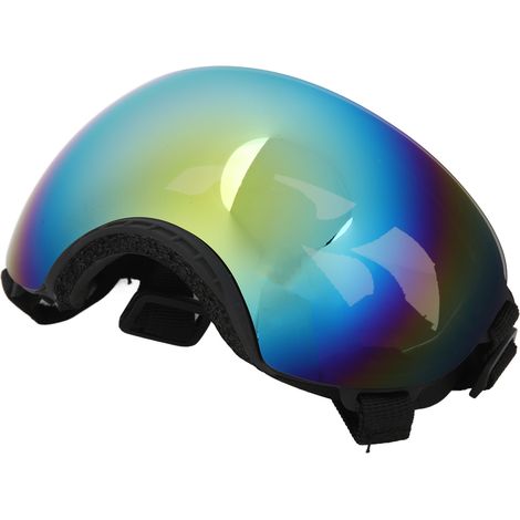 Hunde-Sonnenbrille, UV-Schutz, mit verstellbarem Riemen, für Welpen und mittelgroße bis große Tiere, rote Gläser. (1/5)