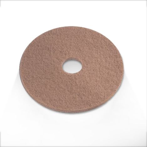 Pad beige pour monobrosse Ø 406 - 1 pad - Harmony Béton