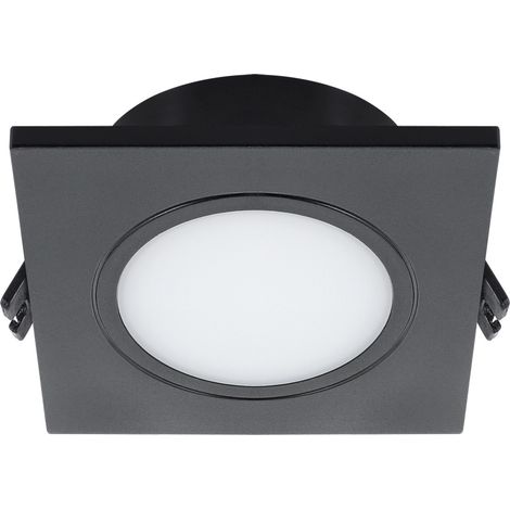 Anneau décoratif noir - FANTA D - LED GU10 MR16 - IP65 - 93x93mm - Extérieur (1/3)