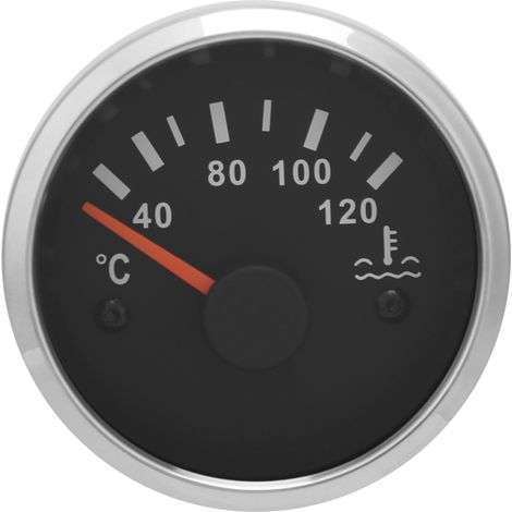 Jauge de température d'eau 52mm 1224V thermomètre électromagnétique pour véhicule 40120℃ (1/4)