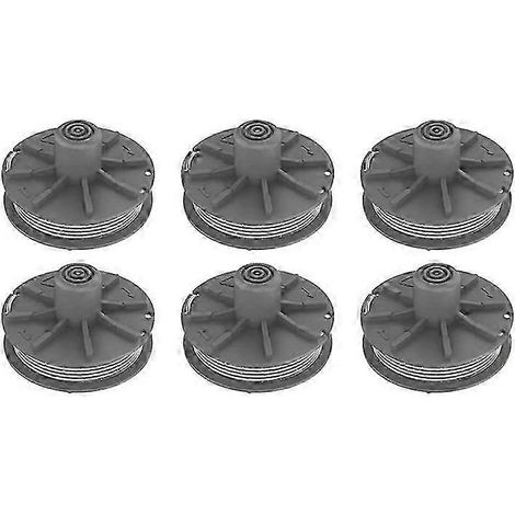 Lot de 6 bobines de fil de rechange de 6 m (20 pi) pour coupe-bordures Gardena Easycut 400, bobine de 60 x 37 mm pour tondeuse à gazon (1/4)