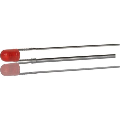 LED Rouge, Traversant, 3 mm, 1,6 2,6 V