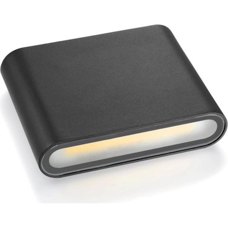 6w Lampe Led Murale Fine Applique Extérieur Étanche Lampe De Couloir Carrée (1/5)