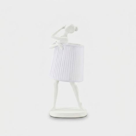 Lámpara de mesa de resina con pantalla Ballet (1/5)