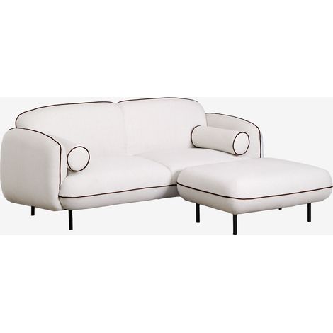 Divano 3 posti con pouf Biel SKLUM