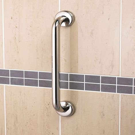 AKW 1200 Series Straight Grab Rail 450mm Length Stainless Steel (1/3)
