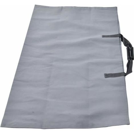 royaluxe - Sac poubelle portable 2 en 1 sac en aluminium réutilisable imperméable à l'eau résistant à la déchirure gris lourd Extérieur (1/4)