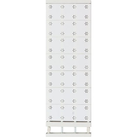 Panneau de séparation extensible pour armoire, gain de place, avec tringle intégrée, pour armoire de 73 à 125 cm (28,7 à 49,2 pouces). (1/5)