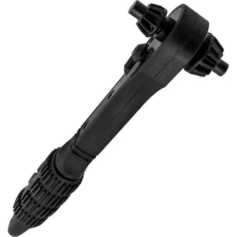 Clé à Douille Professionnelle Clé à Cliquet Clé de Mandrin à Cliquet pour Perceuse Clé à Cliquet à Double Usage 12,7 mm 17,5 mm Outil Électrique Universelle Dégagement Rapide (1/4)