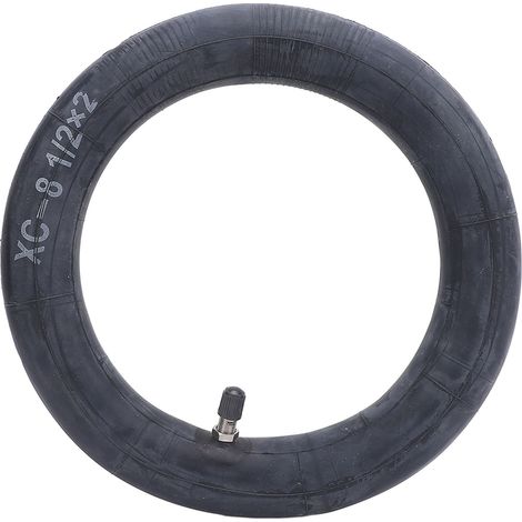 Chambre à air gonflable en caoutchouc 8,5 x 2 pouces (1,5 mm) avec embout droit, de rechange pour scooters électriques ou à essence. (1/5)