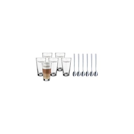 Set mit 6 WMF Latte Macchiato Gläsern inklusive Löffeln (1/3)