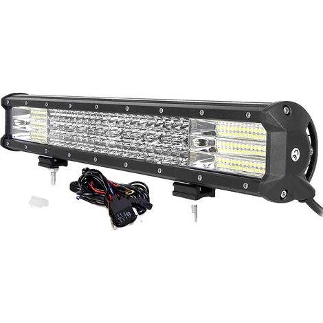 Barra de luz, materiales duraderos, amplia compatibilidad, 20 pulgadas, 510 W, con cable. (1/2)