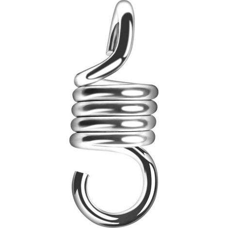 Ressort pour hamac, 1 crochet pour hamac, convient pour suspendre hamacs, chaises suspendues et balançoires. Le ressort supporte environ 300 kg. Crochet pour hamac. (1/5)