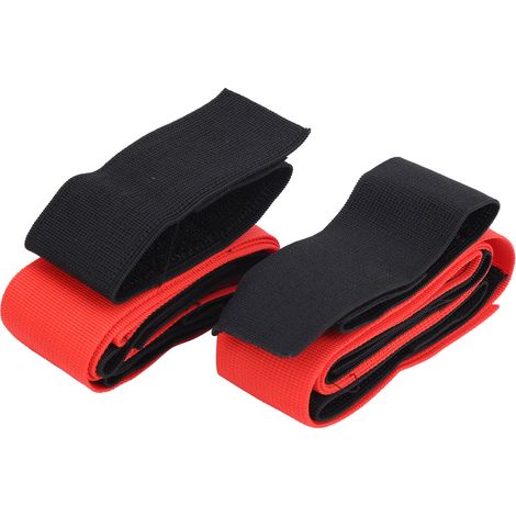 Lot de 2 bandes élastiques géantes pour une course à trois jambes amusante en extérieur, idéales pour les jeux et activités sportives. (1/5)