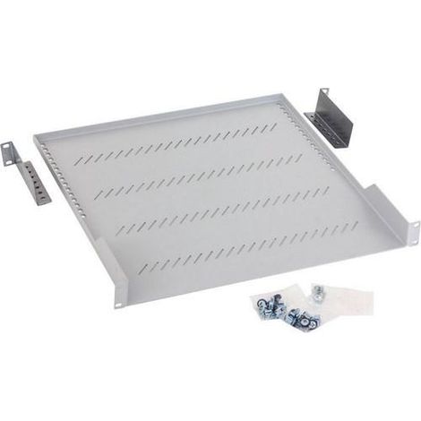 Triton 8595105011089 Estante perforado 1U gris claro (1/2)