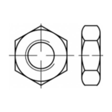 TOOLCRAFT TO-5371776 ÉCROU HEXAGONAL M2 ISO 4035 ACIER INOXYDABLE A2 100 PC(S)