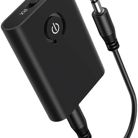 Adaptateur Bluetooth Audio 2 en 1 Émetteur Récepteur Bluetooth 5.0 Transmetteur Récepteur Jack 3,5 AUX pour casque, haut-parleur, chaîne stéréo, voiture, TV, ordinateur portable (1/5)