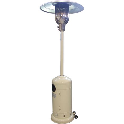 Stufa da Esterno Fungo a Gas Gpl 13 kW Becker Bianca