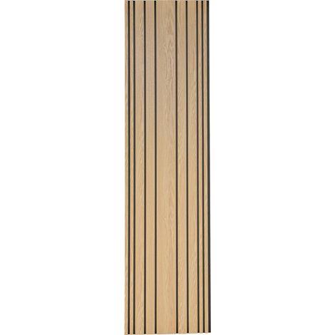 Pannello murale colva beige con sfondo nero 240x60cm - Atmosphera créateur d'intérieur