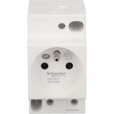 Presa modulare Schneider Electric A9A15306 bianca 16 A 250 V
