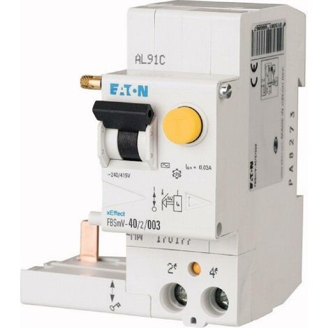 Interruttore differenziale Eaton accoppiabile 40A 30mA 2P tipo AC 170177 (1/2)