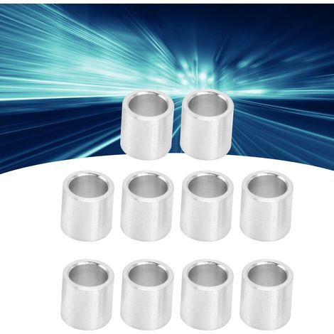 10 pièces Entretoises en Alliage d'Aluminium, Rondelles d'Épaisseur 8mm pour Montage et Support Structurel