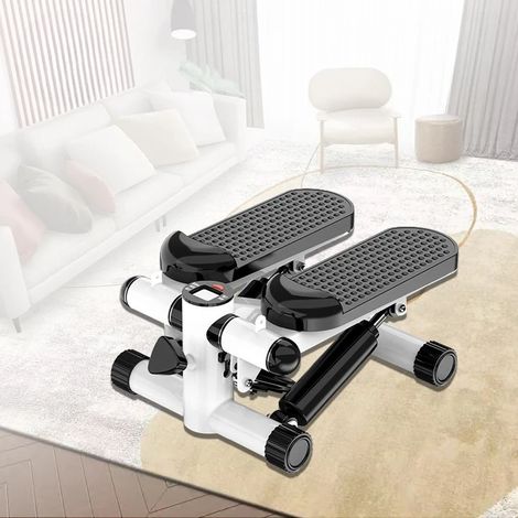 (Noir) Appareil d'amincissement des jambes et de perte de poids, machine de tamponnage in situ, équipement de fitness pour exercices aérobiques (1/4)