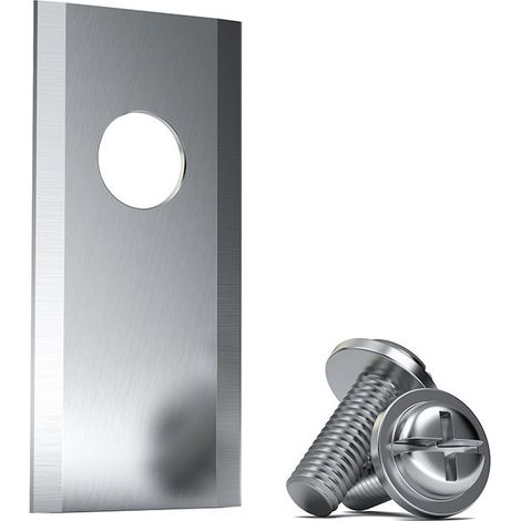 Lot de 36 lames de rechange compatibles avec WORX WA0190 Landroid – Lames pour tondeuse robot, incluant 36 vis adhésivées – Lames de tondeuse en acier inoxydable : fiables, durables et faciles (1/5)