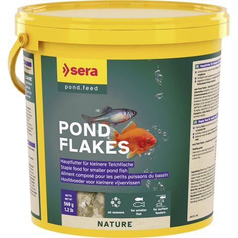 Sera Pond Flakes Nature 3800ml Flockenfutter Teichfutter Fischfutter Goldfische