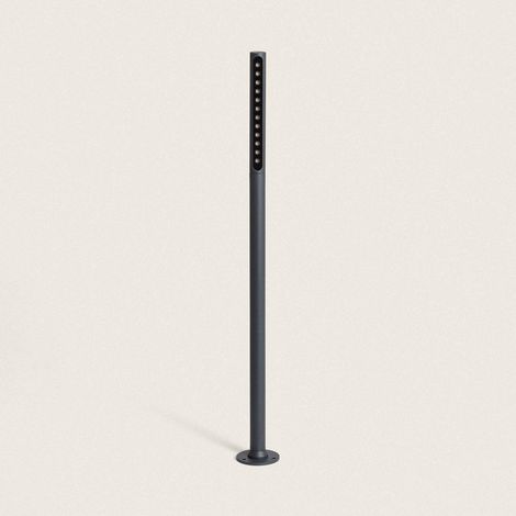 Baliza Exterior LED 8W Superficie Pie 80cm Aidan Antracita