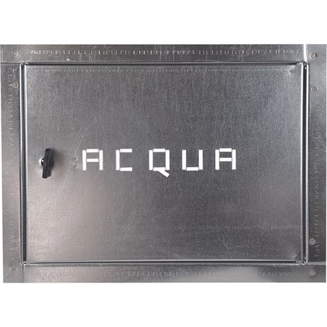 SPORTELLO CONTATORE ACQUA IN ACCIAIO ZINCATO  cm.60x45h.