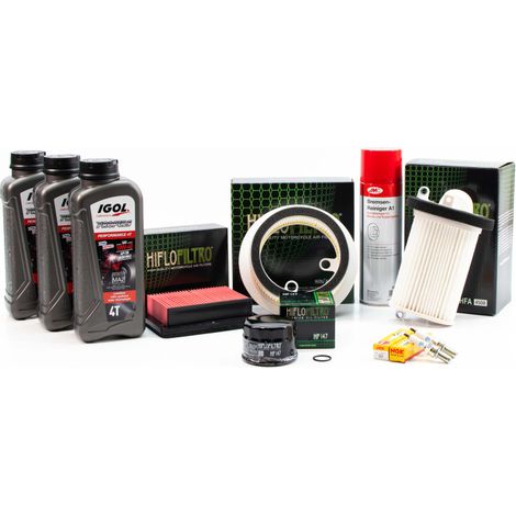 Kit Entretien Révision pour YAMAHA XP 500 TMAX de 2008 à 2011 - Huile IGOL PROPULS PERFORMANCE 10w40 3L