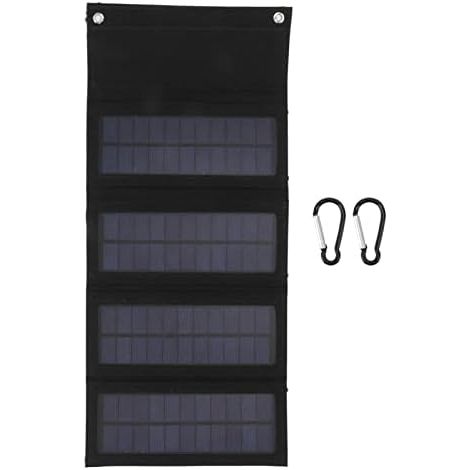 Chargeur de Panneau Solaire Portable 40 W pour Camping en Plein Air, Randonnée, Panneau Solaire Monocristallin Pliable avec Haute efficacité de Conversion, Léger et Pratique (1/5)
