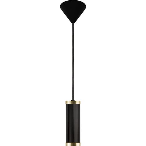 Suspension GALLOWAY  Métal Noir/laiton, H.16.8 - IP20 - E27 /Nordlux Intérieur (1/4)