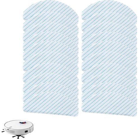 Lot De 20 Chiffons Solides Pour Aspirateur Ecovacs Deebot Ozmo T8 Aivi T8 MAXassurant Propreté Optimale Et Protection Du Sol, Haute Absorption D’eau Et Friction Efficace (1/5)