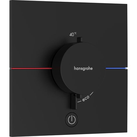 Hansgrohe ShowerSelect Comfort - Unterputz-Thermostatarmatur, schwarz matt 15575670 (1/5)
