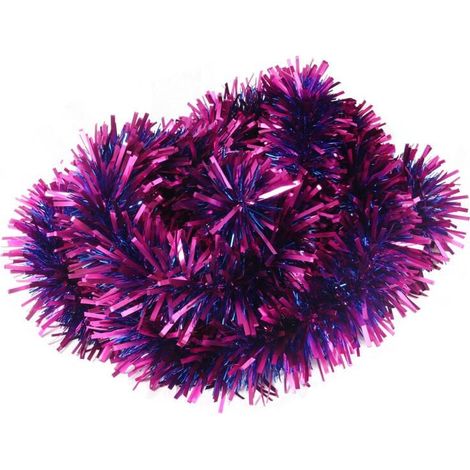 Catena metallica per albero di Natale, blu navy e rosa, diametro 10 cm, 300 cm - goliath, prodotto polacco (1/3)