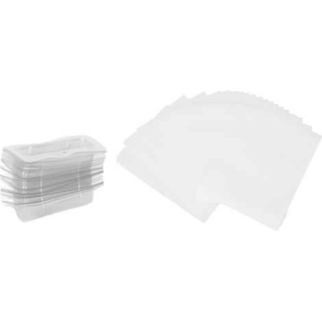 60 sachets à lèvres DIY avec adhésif, emballages transparents réutilisables pour baume à lèvres, lot professionnel (1/5)
