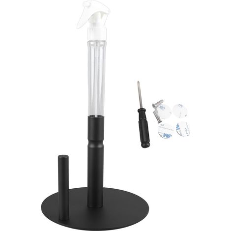 Porte-rouleau de papier essuie-tout avec vaporisateur pour cuisine et salle de bain (1/5)