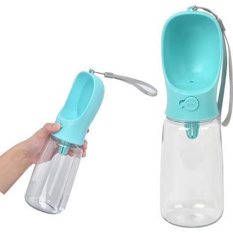 500ML Dog Bottle, Pet Water Dispenser, Outdoor Pet Tumbler, Pet Water Bottle, Portable Travel Waterer for Dogs and Cats (1/5)