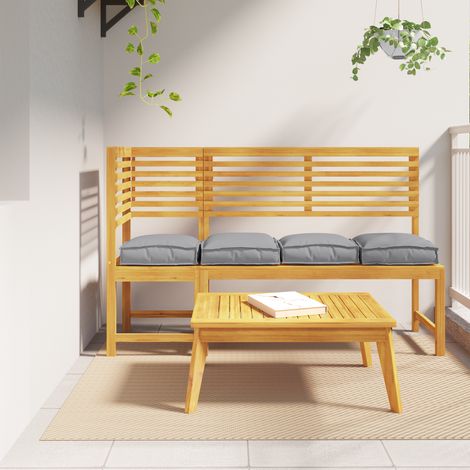 Palettkissen für geeigneten Sitz 4 pcs Grau 40 x 40 x 8 cm vidaXL (1/5)