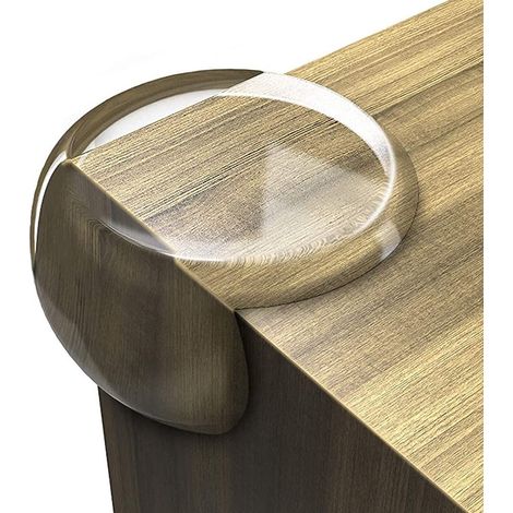 Protecteur De Coin - En Pvc Transparent - Pour Tables Et Meubles - Auto-Adhésif - Absorption Des Chocs - 12 Pièces (1/5)