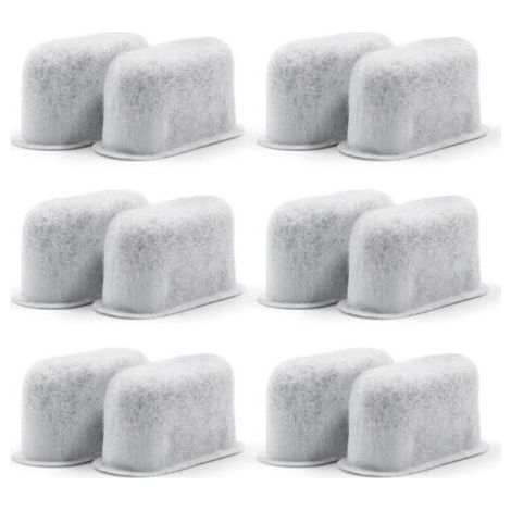 12 Pack Activated Carbon Coffee Filters, Non-Woven Carbon Replacement Water Filters for Coffee Makers. (1/5)
