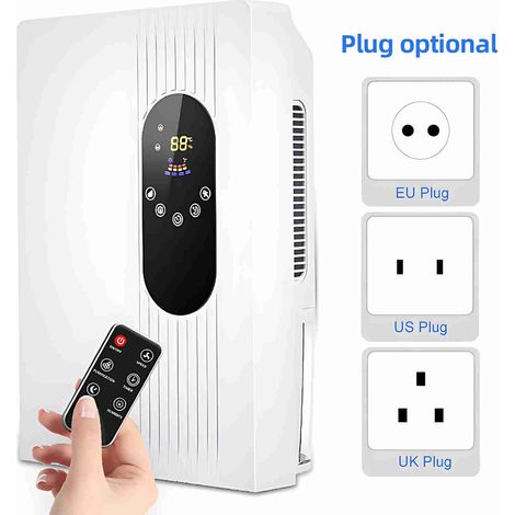 Déshumidificateur 2 en 1, synchronisation 24H, vitesse du vent réglable pour salon et chambre à coucher (1/5)