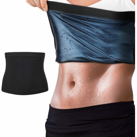 Ceinture De Transpiration Pour Femme - Ceinture De Remise En Forme - Pour Fitness Et Sauna - Tailles S À 3XL (1/5)