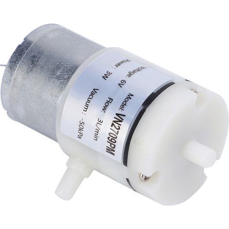 Lot de 3 pompes à membrane CC 6 V, débit de 3 L/min, micro-pompe à vide silencieuse (1/5)