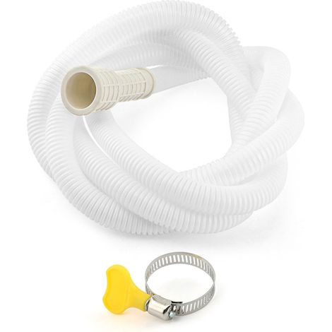 Kit de tuyau de vidange pour climatiseur, avec adaptateur en caoutchouc découpable et pince de connexion, tuyau de vidange universel flexible pour la plupart des déshumidificateurs et climatiseurs (1/5)