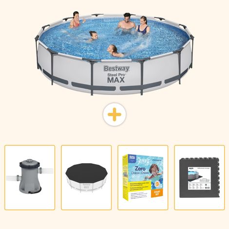 Bestway Bestway Steel Pro MAX Ronde - 366x76 cm - 5-pièces S259 (1/5)