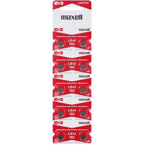 LR41 10PK (5X2) BLISTER MAXELL